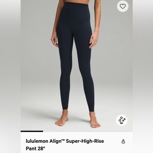 Lululemon Align SHR Pant 28”